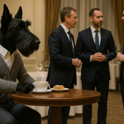 Три предпринимателя разных стилей ведения бизнеса обсуждают стратегии развития на деловом мероприятии